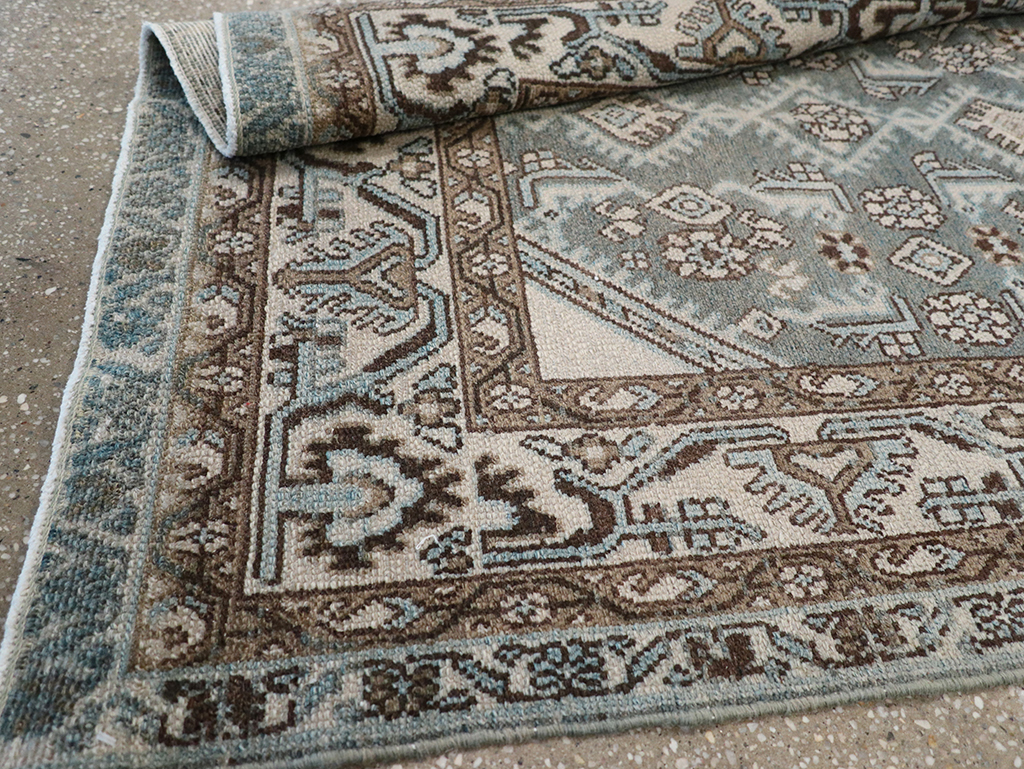 Vintage Persian Malayer Throw Rug, No.32839 - Gss