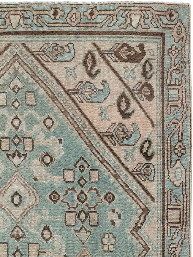 Vintage Persian Malayer Throw Rug, No.32842 - Gss