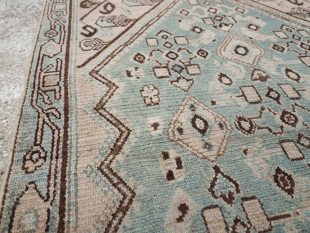 Vintage Persian Malayer Throw Rug, No.32842 - Gss