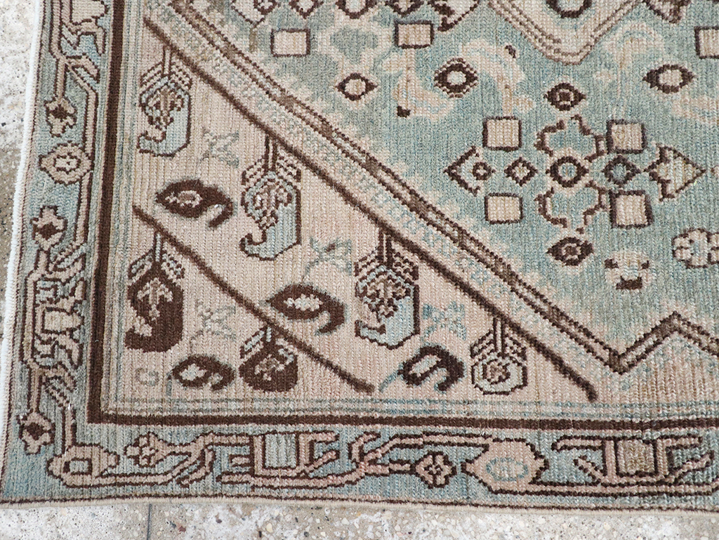 Vintage Persian Malayer Throw Rug, No.32842 - Gss