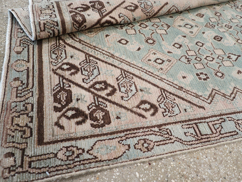 Vintage Persian Malayer Throw Rug, No.32842 - Gss