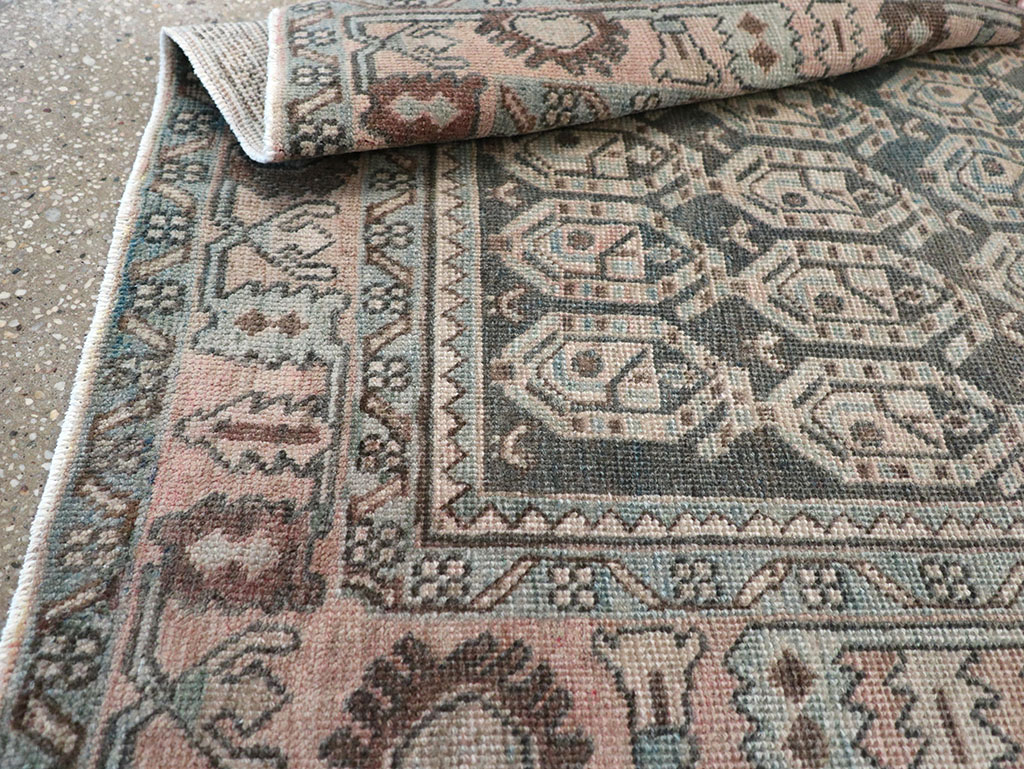 Vintage Persian Malayer Throw Rug, No.32843 - Gss
