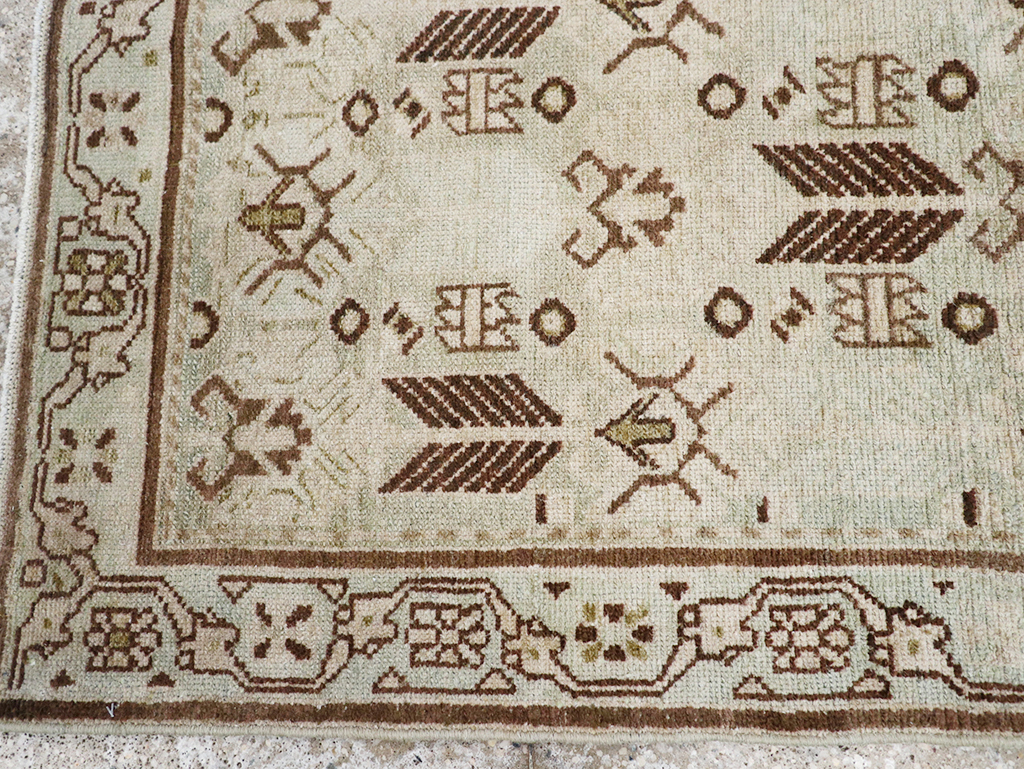 Vintage Persian Malayer Throw Rug, No.32844 - Gss