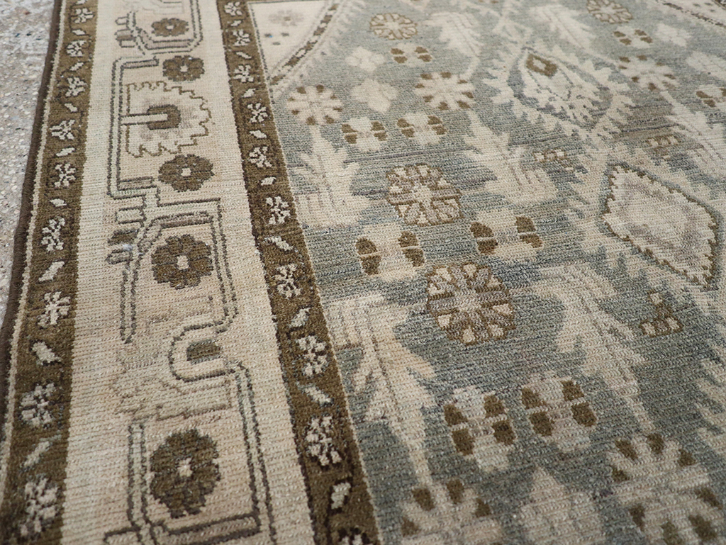 Vintage Persian Malayer Throw Rug, No.32845 - Gss