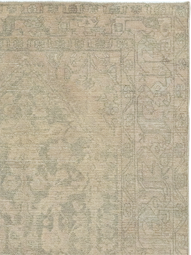 Vintage Persian Malayer Throw Rug, No.32846 - Gss