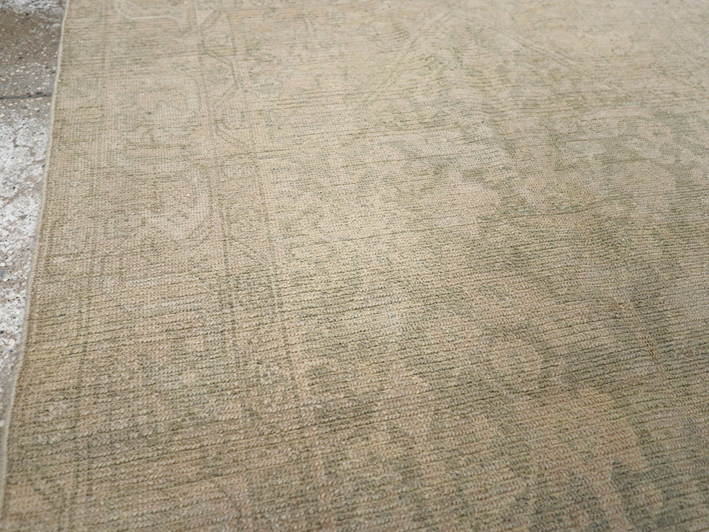 Vintage Persian Malayer Throw Rug, No.32846 - Gss