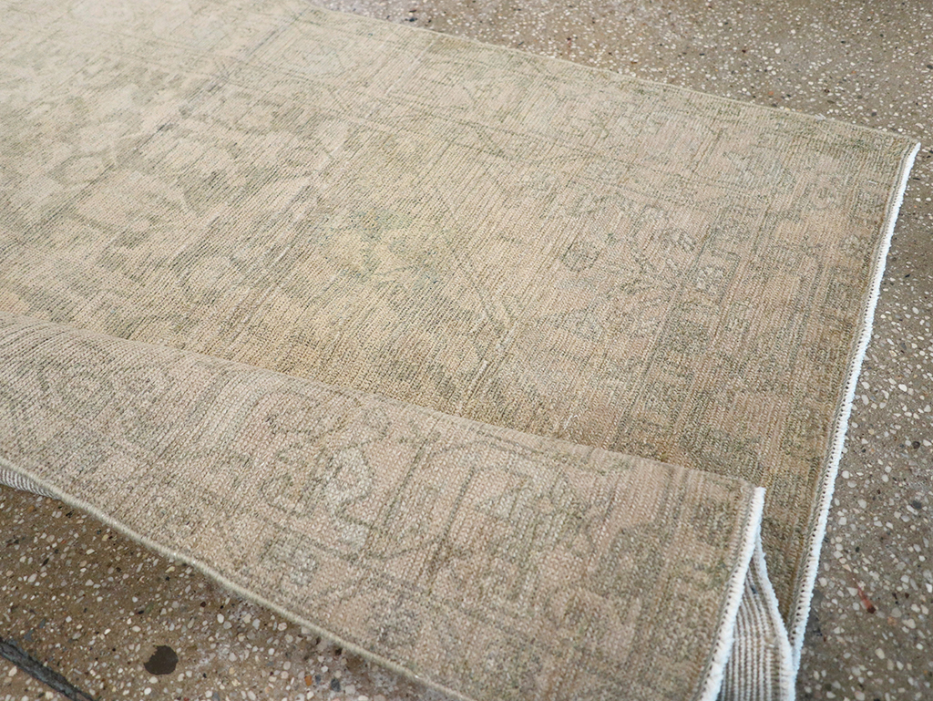 Vintage Persian Malayer Throw Rug, No.32846 - Gss