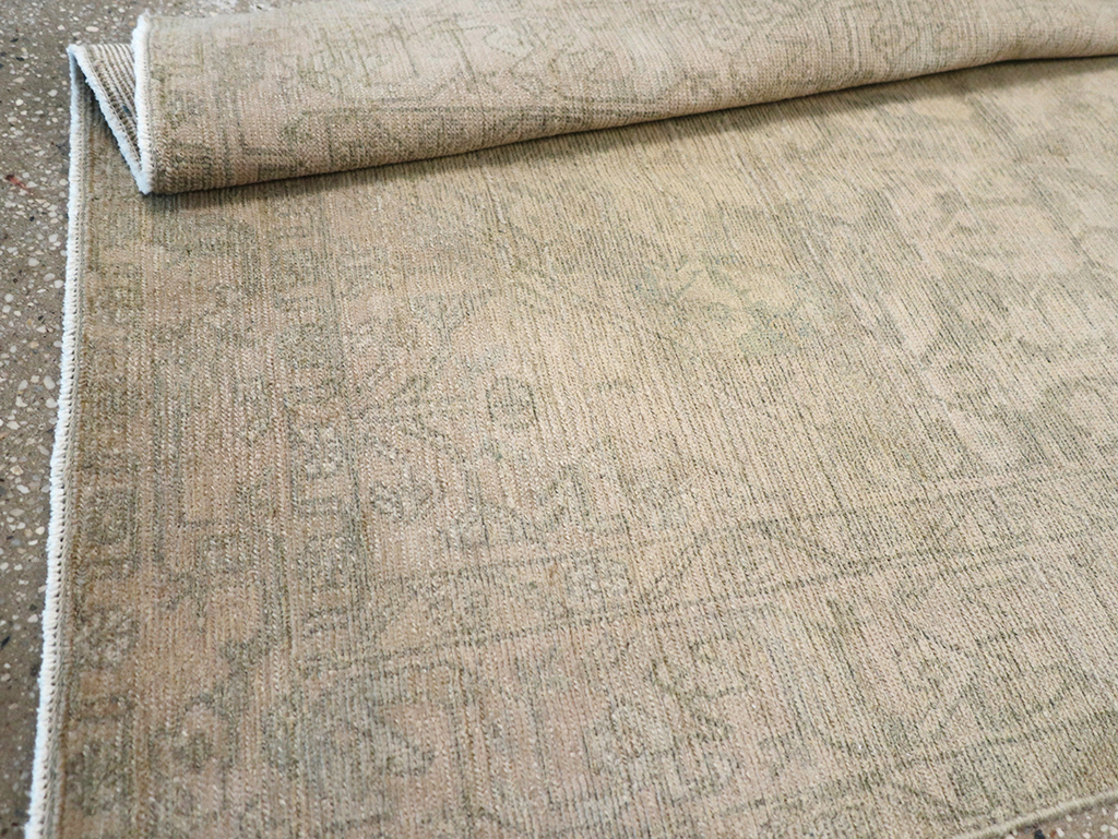 Vintage Persian Malayer Throw Rug, No.32846 - Gss