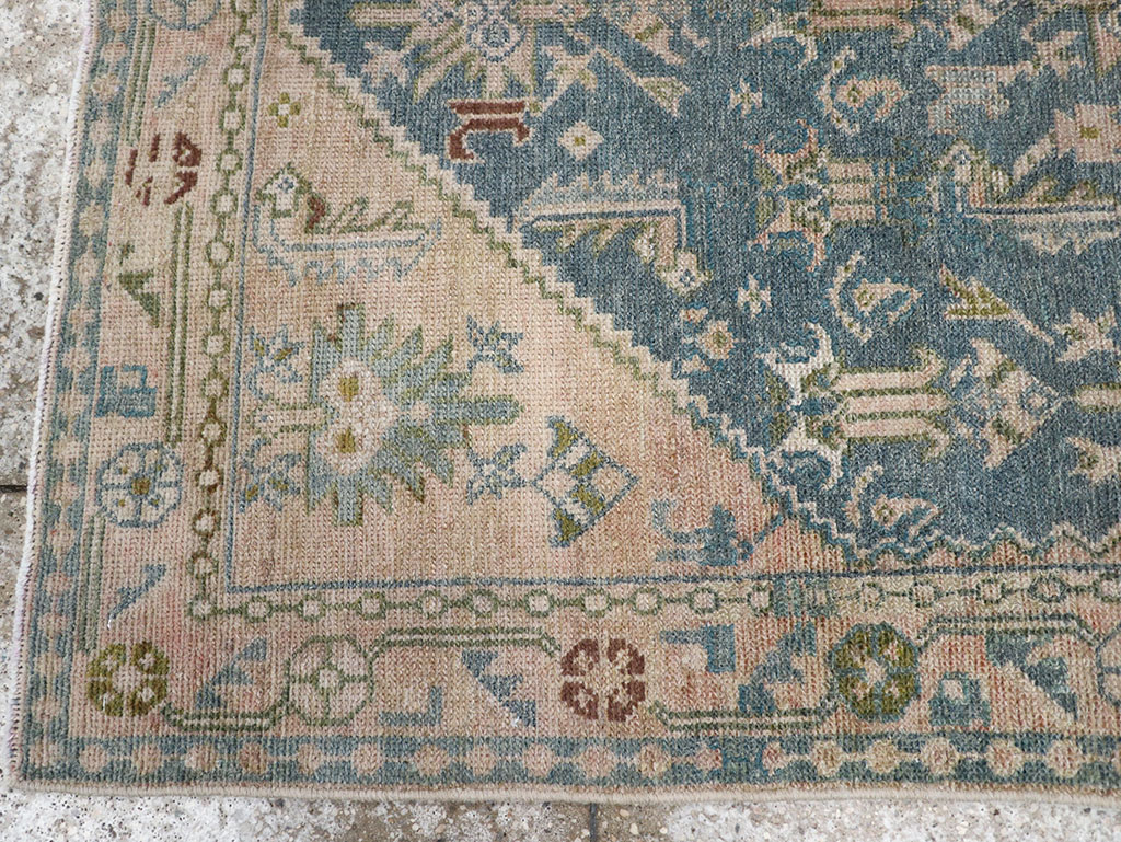 Vintage Persian Malayer Throw Rug, No.32847 - Gss