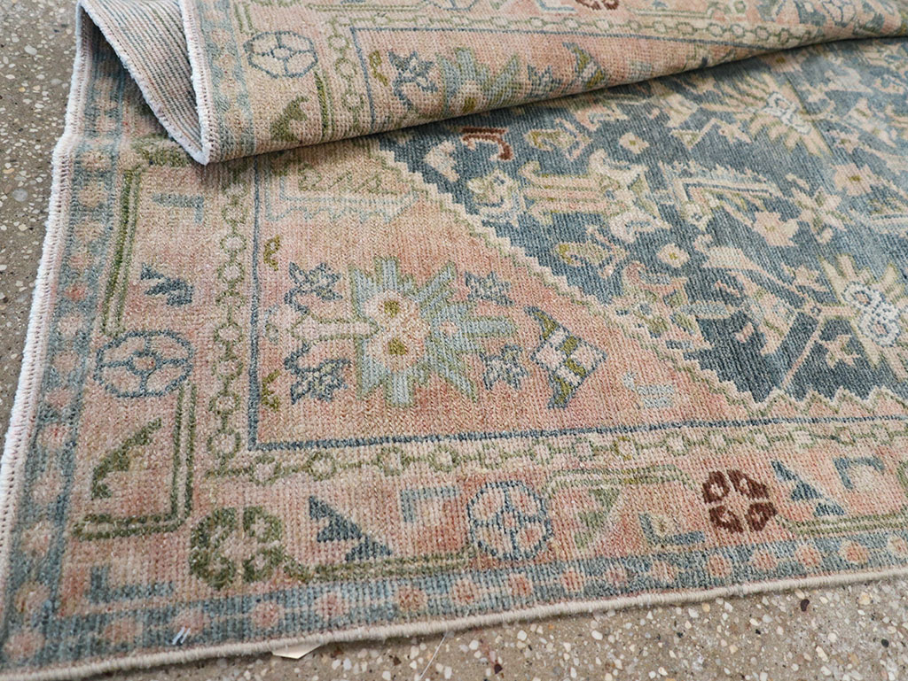 Vintage Persian Malayer Throw Rug, No.32847 - Gss