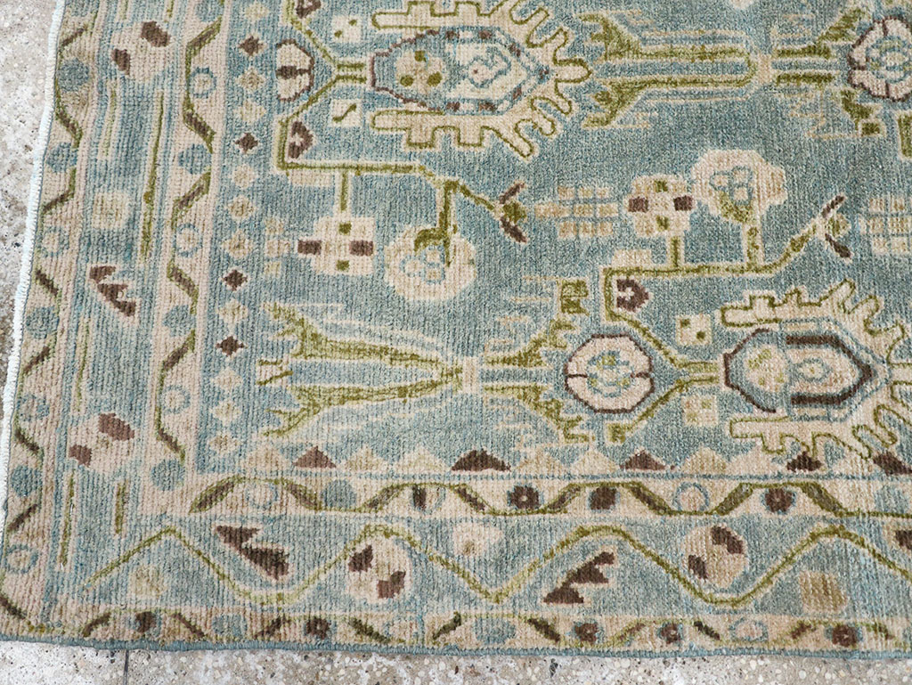 Vintage Persian Malayer Throw Rug, No.32848 - Gss