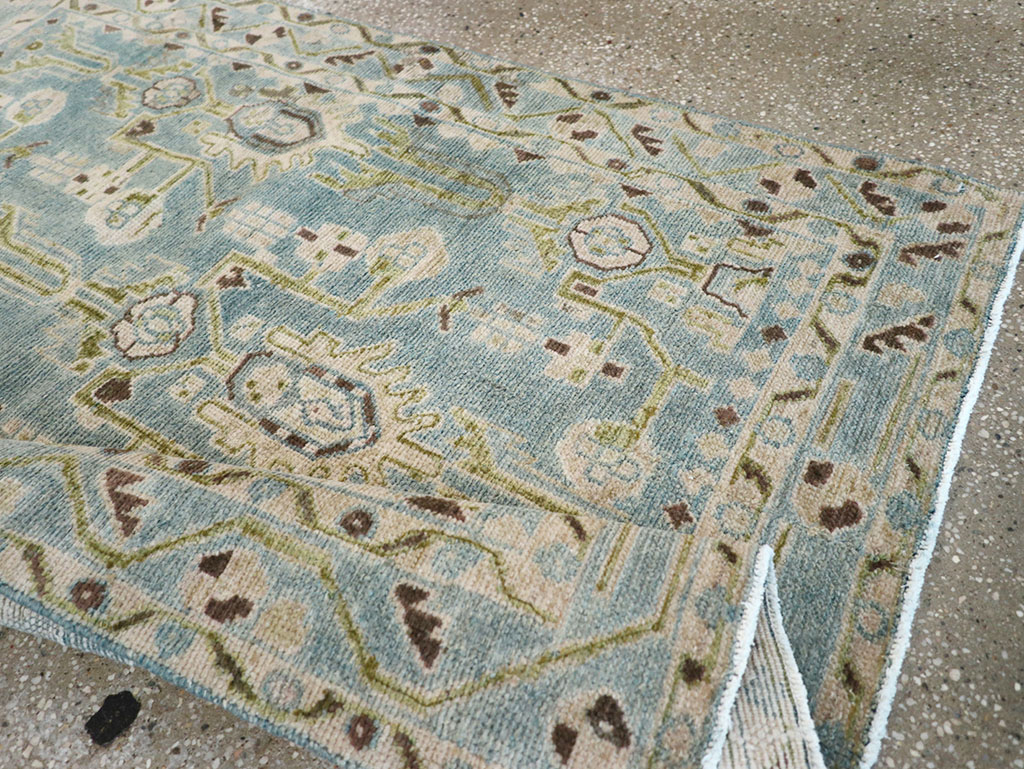 Vintage Persian Malayer Throw Rug, No.32848 - Gss