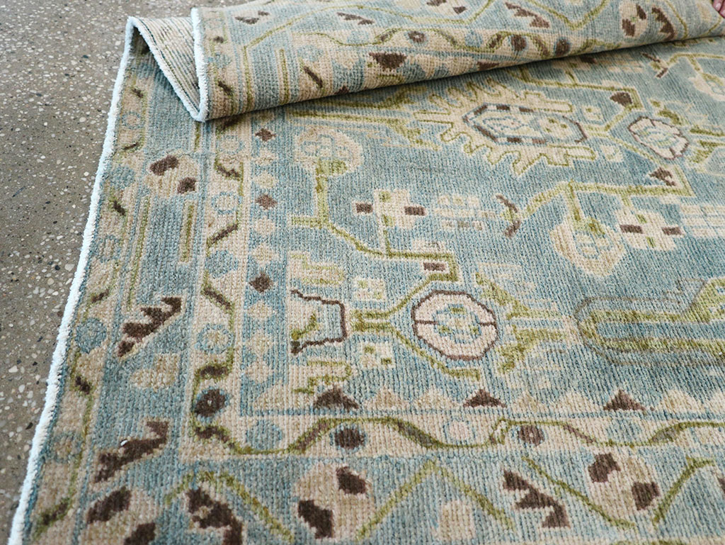 Vintage Persian Malayer Throw Rug, No.32848 - Gss