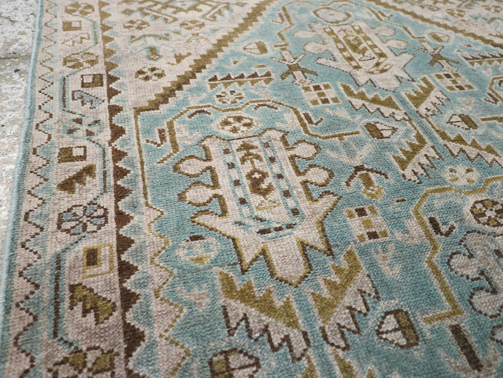 Vintage Persian Malayer Throw Rug, No.32849 - Gss