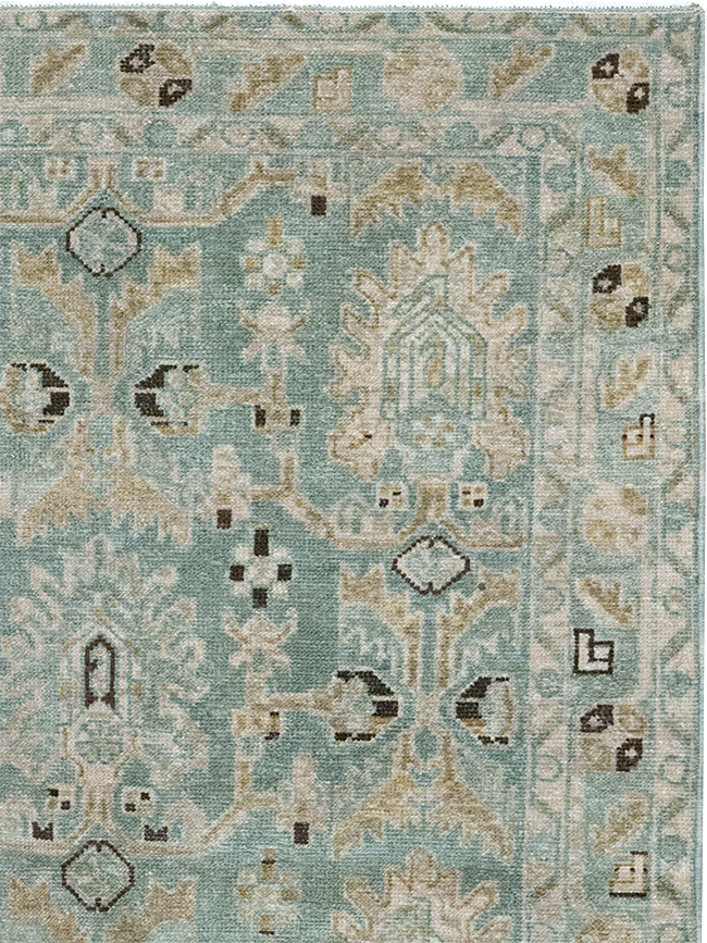 Vintage Persian Malayer Throw Rug, No.32850 - Gss