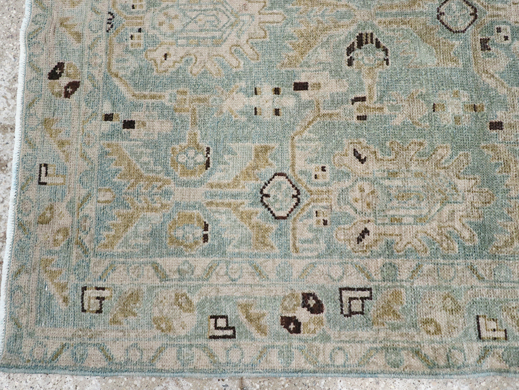 Vintage Persian Malayer Throw Rug, No.32850 - Gss