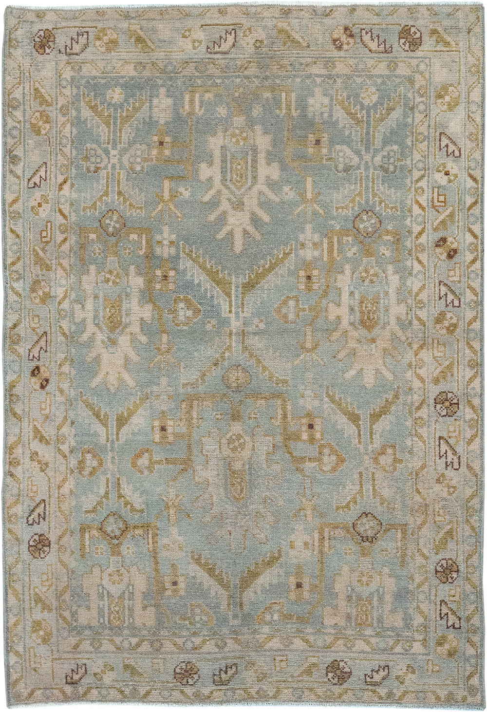 Vintage Persian Malayer Throw Rug, No.32851 - Gss