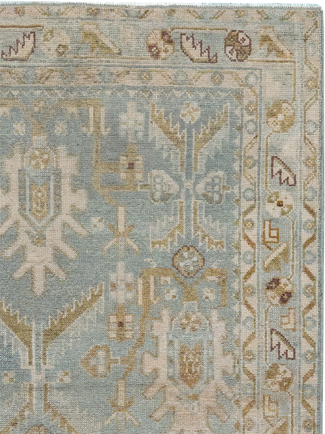 Vintage Persian Malayer Throw Rug, No.32851 - Gss