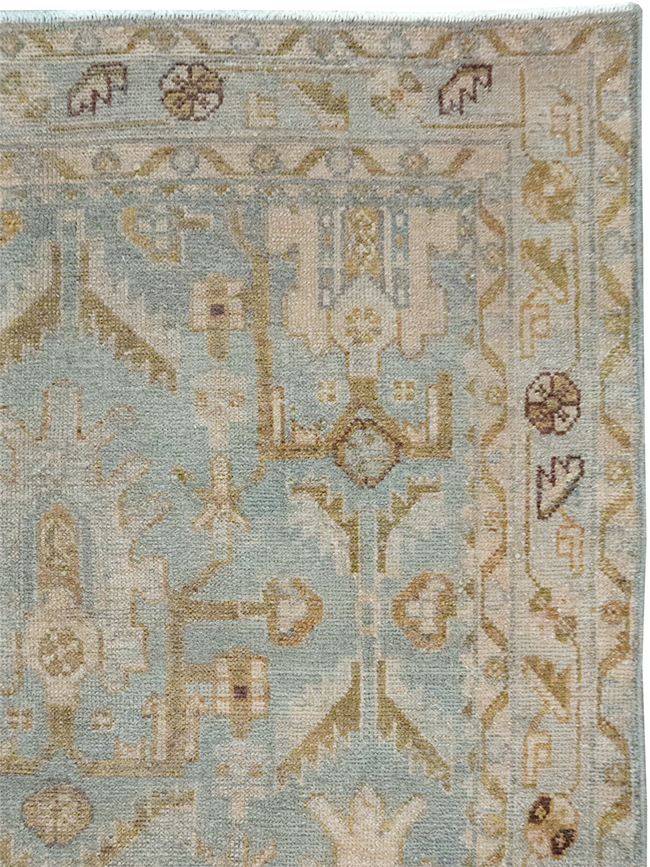 Vintage Persian Malayer Throw Rug, No.32851 - Gss