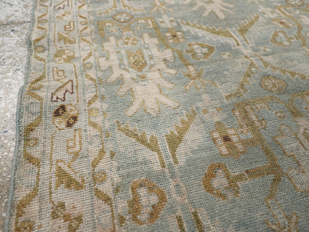 Vintage Persian Malayer Throw Rug, No.32851 - Gss