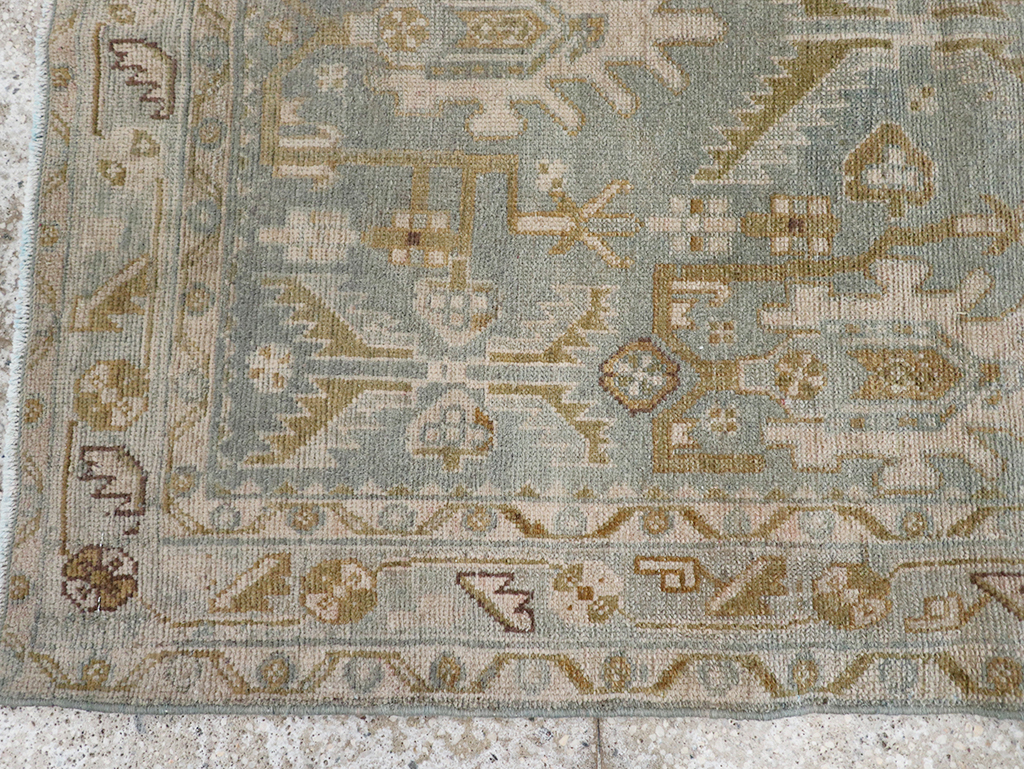 Vintage Persian Malayer Throw Rug, No.32851 - Gss