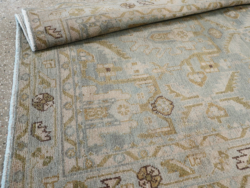 Vintage Persian Malayer Throw Rug, No.32851 - Gss