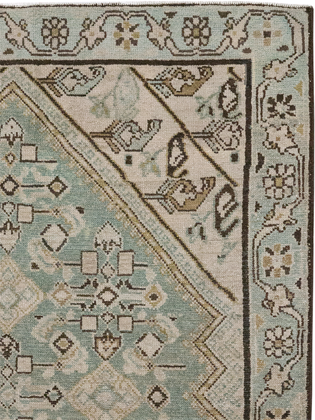 Vintage Persian Malayer Throw Rug, No.32853 - Gss