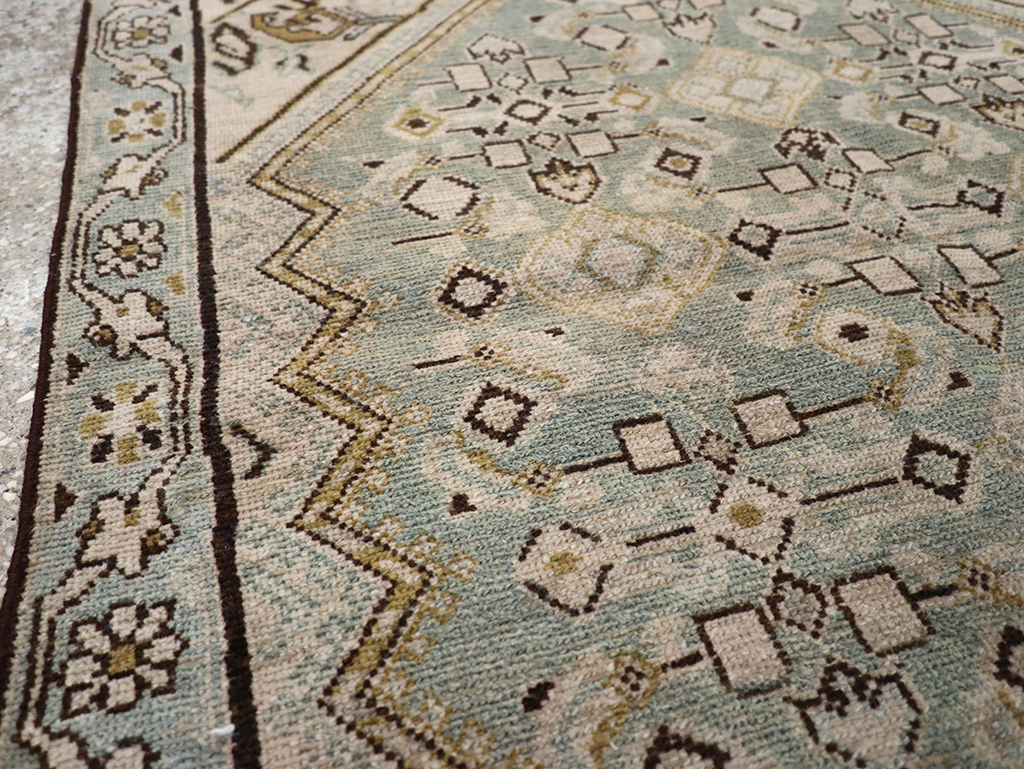 Vintage Persian Malayer Throw Rug, No.32853 - Gss