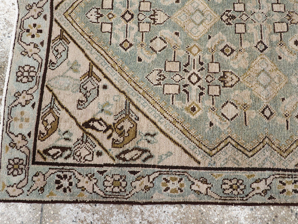 Vintage Persian Malayer Throw Rug, No.32853 - Gss