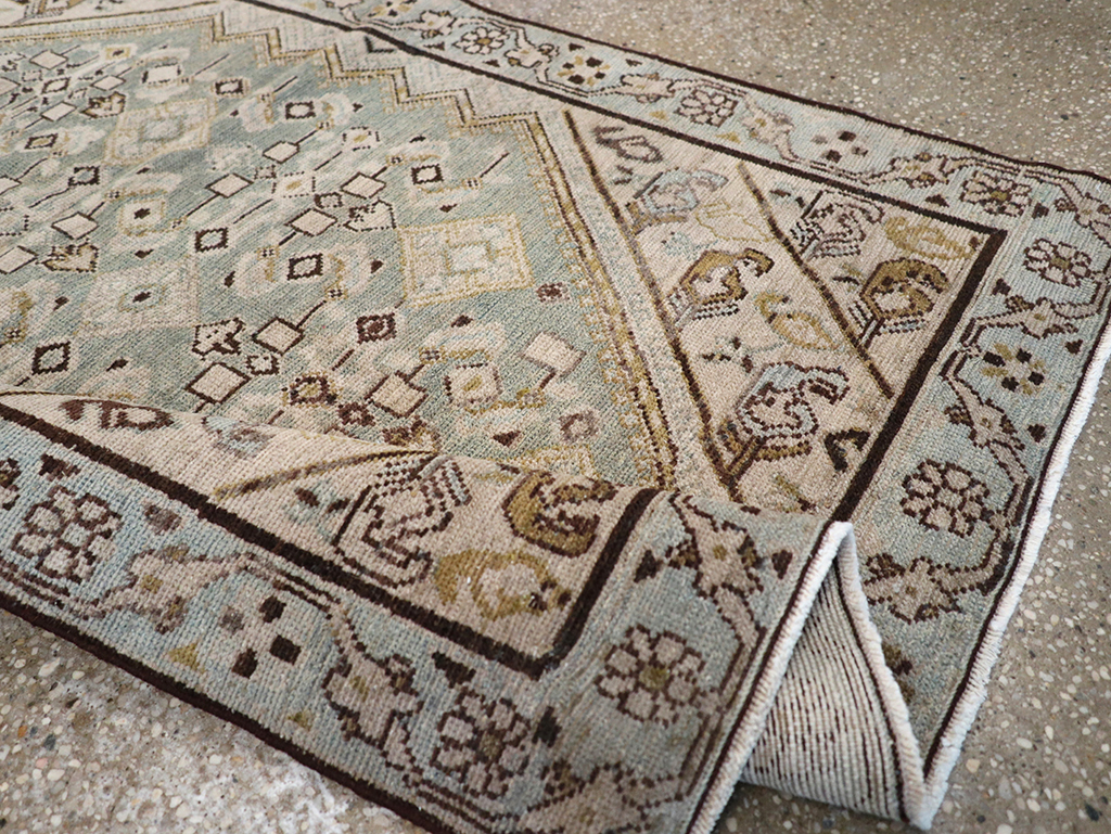 Vintage Persian Malayer Throw Rug, No.32853 - Gss