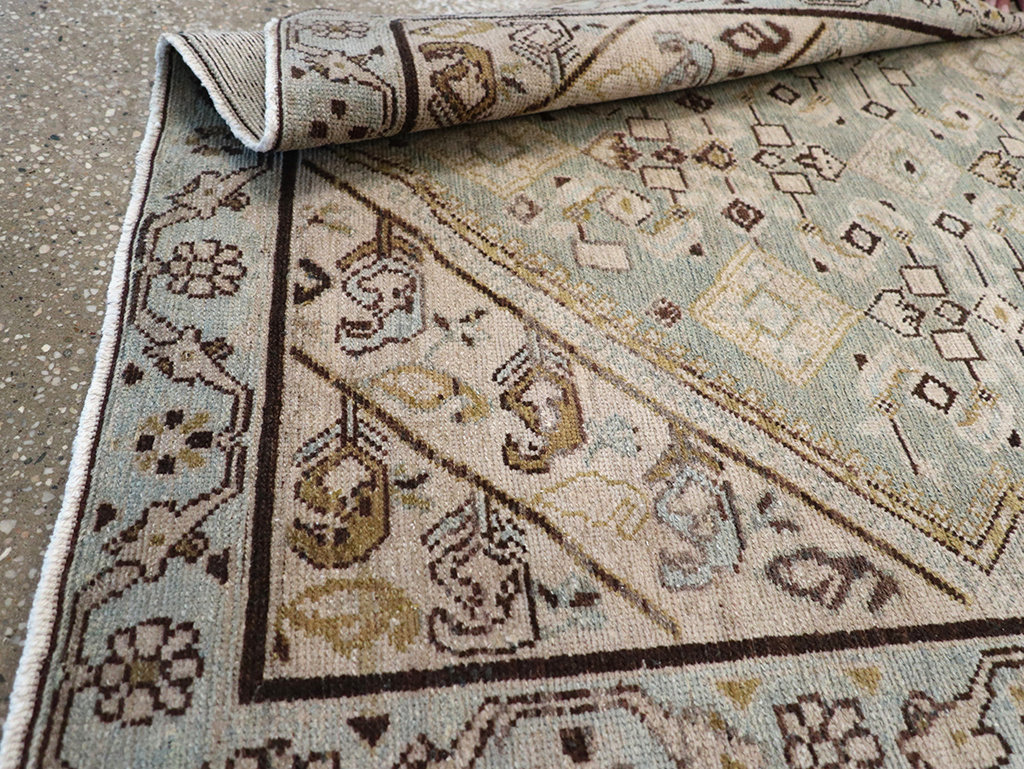 Vintage Persian Malayer Throw Rug, No.32853 - Gss