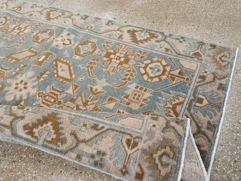 Vintage Persian Malayer Throw Rug, No.32854 - Gss