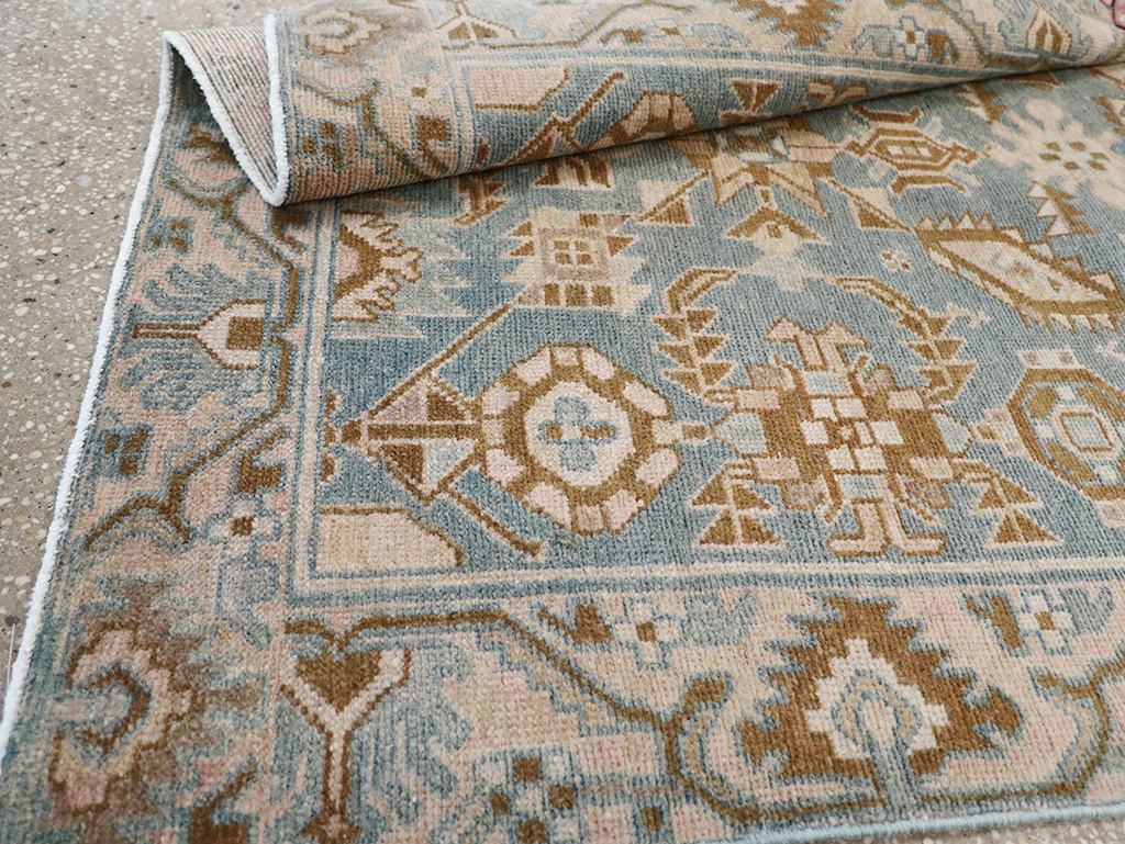 Vintage Persian Malayer Throw Rug, No.32854 - Gss