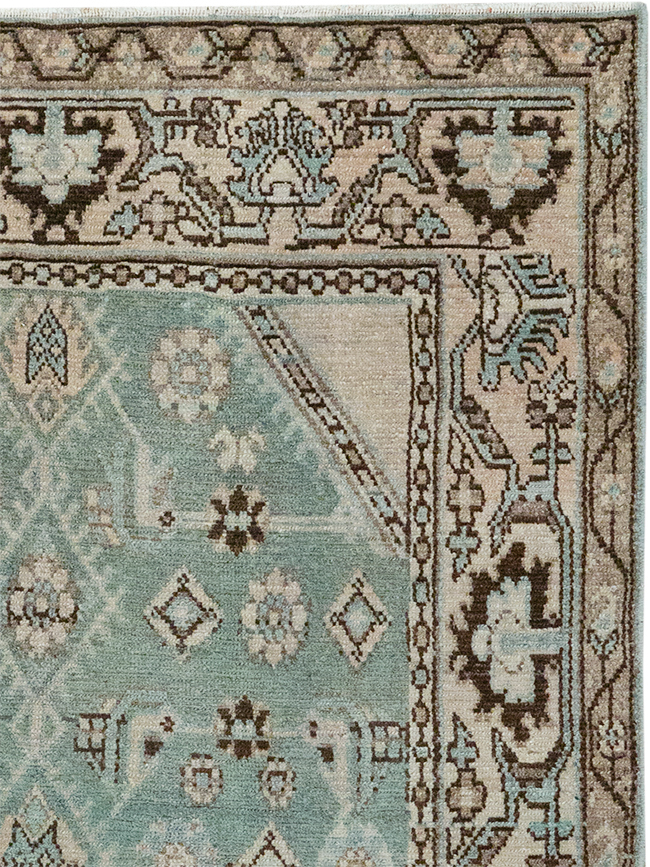 Vintage Persian Malayer Throw Rug, No.32855 - Gss