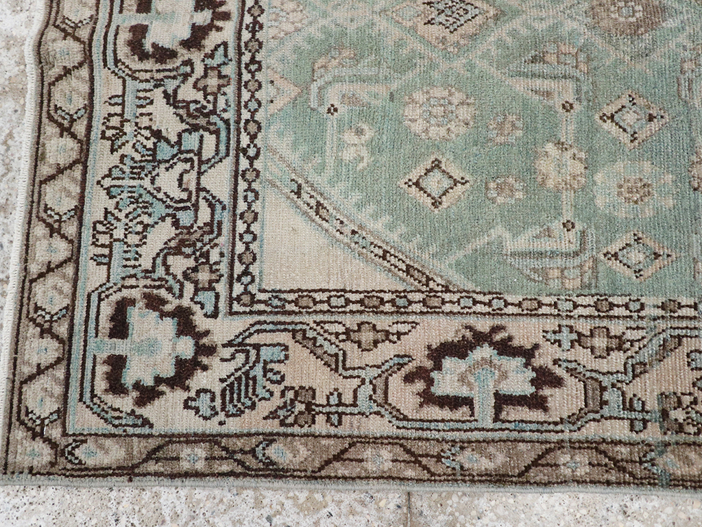 Vintage Persian Malayer Throw Rug, No.32855 - Gss