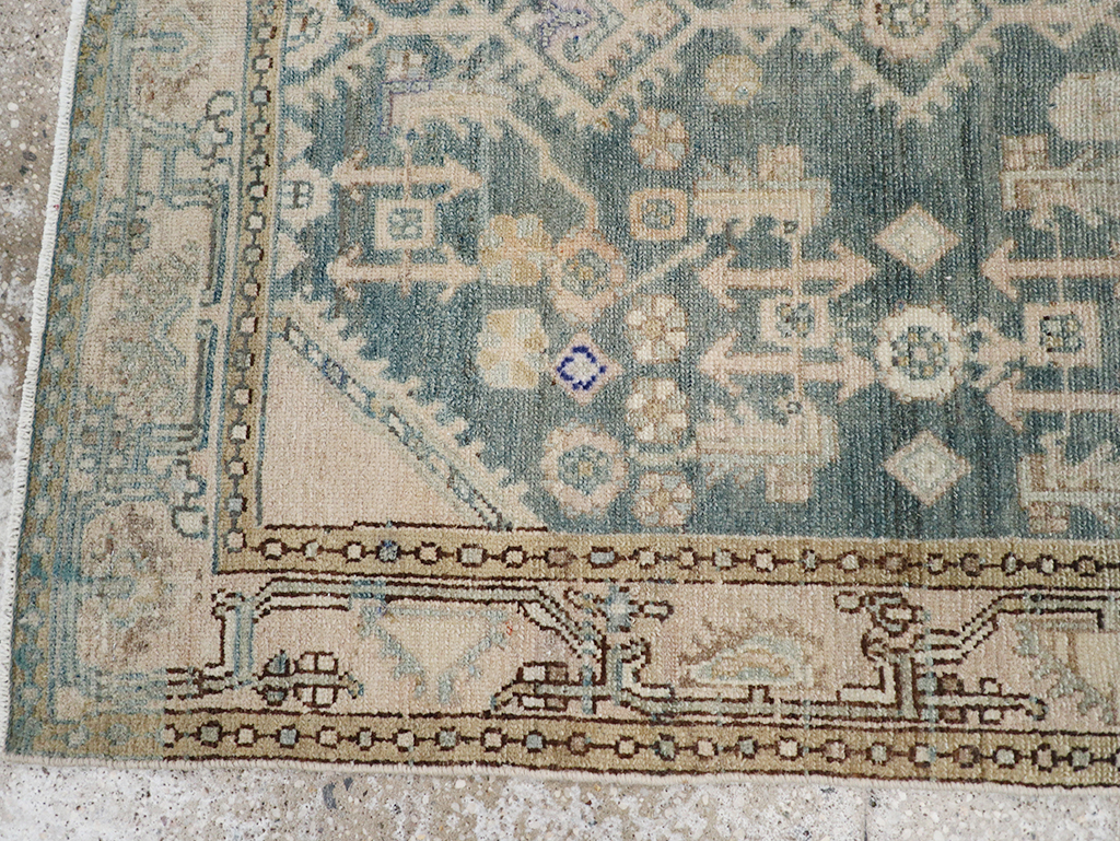 Vintage Persian Malayer Throw Rug, No.32856 - Gss