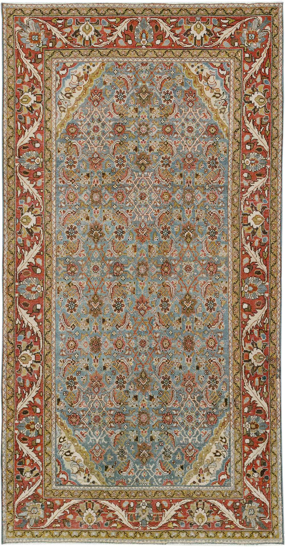 Vintage Persian Malayer Gallery Rug, No.32859 - Gss