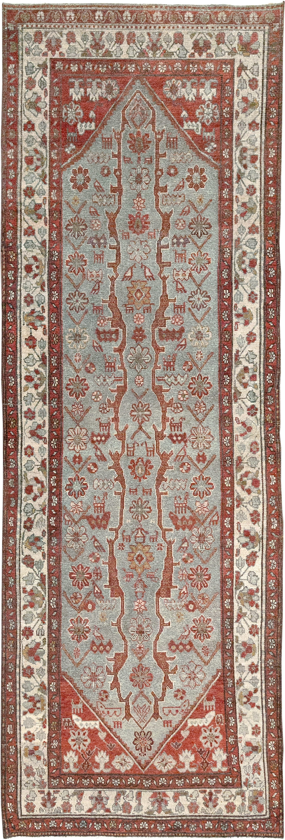 Antique Persian Malayer Runner, No.32861 - Gss