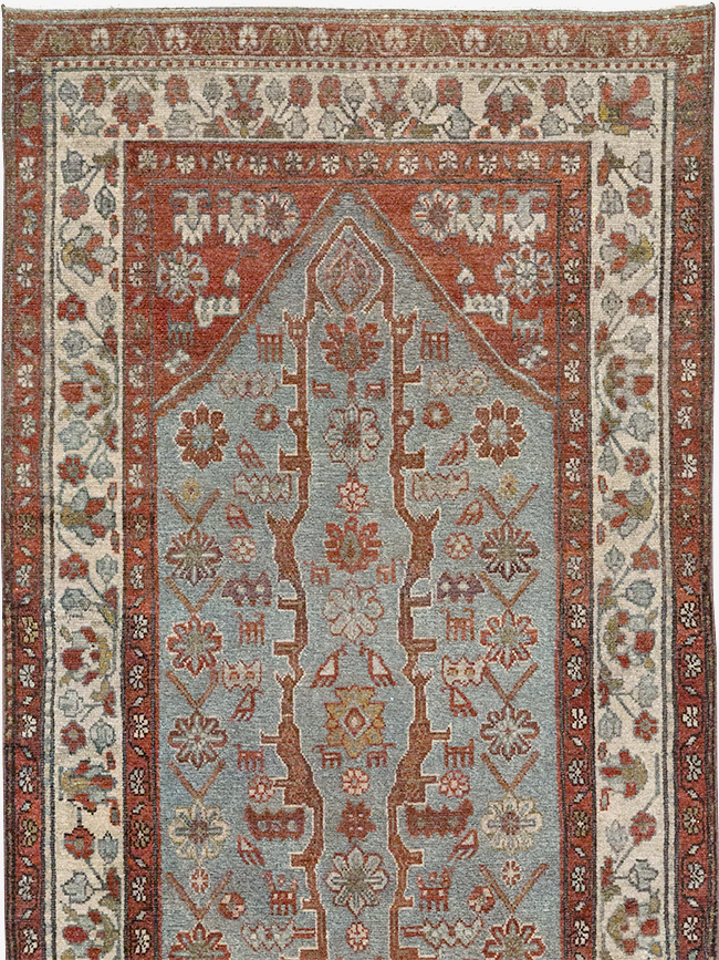 Antique Persian Malayer Runner, No.32861 - Gss