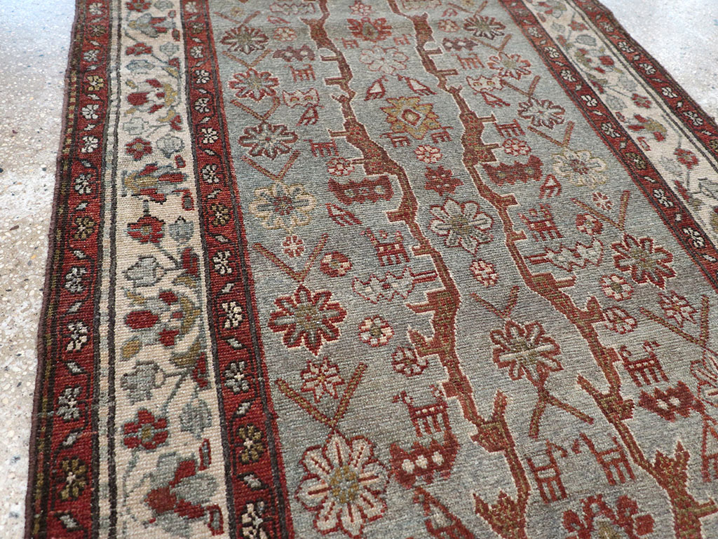 Antique Persian Malayer Runner, No.32861 - Gss