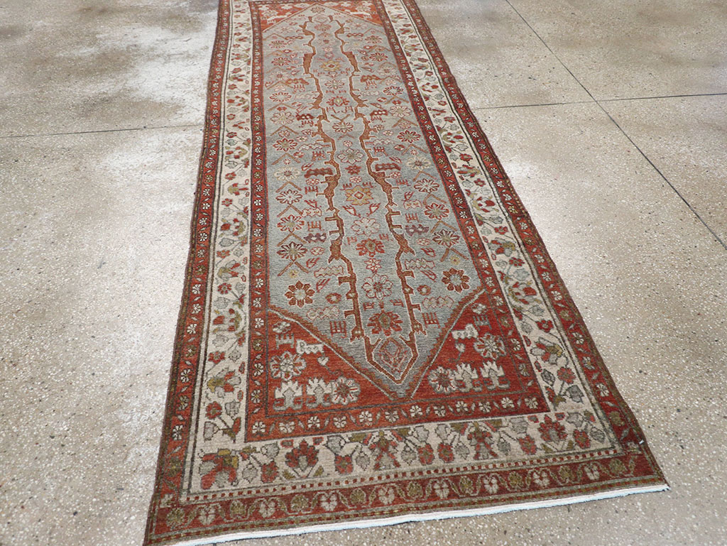Antique Persian Malayer Runner, No.32861 - Gss