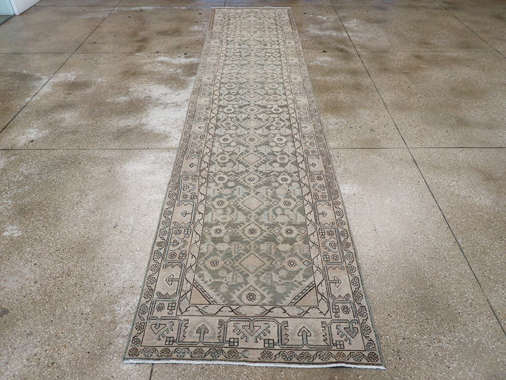 Vintage Persian Malayer Runner, No.32862 - Gss