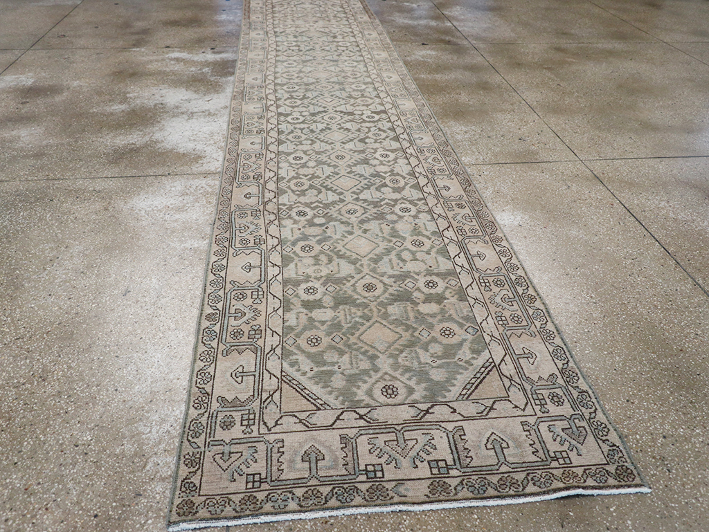 Vintage Persian Malayer Runner, No.32862 - Gss