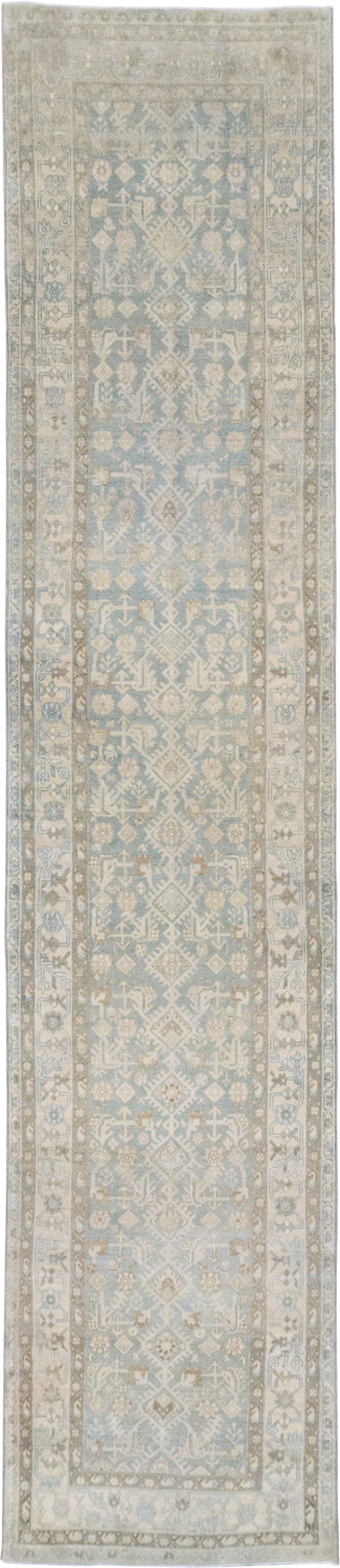 Vintage Persian Malayer Long Runner, No.32864 - Gss