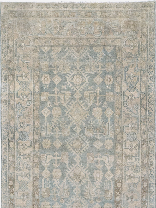 Vintage Persian Malayer Long Runner, No.32864 - Gss