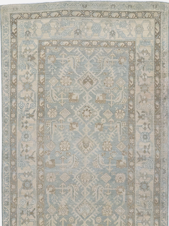 Vintage Persian Malayer Long Runner, No.32864 - Gss