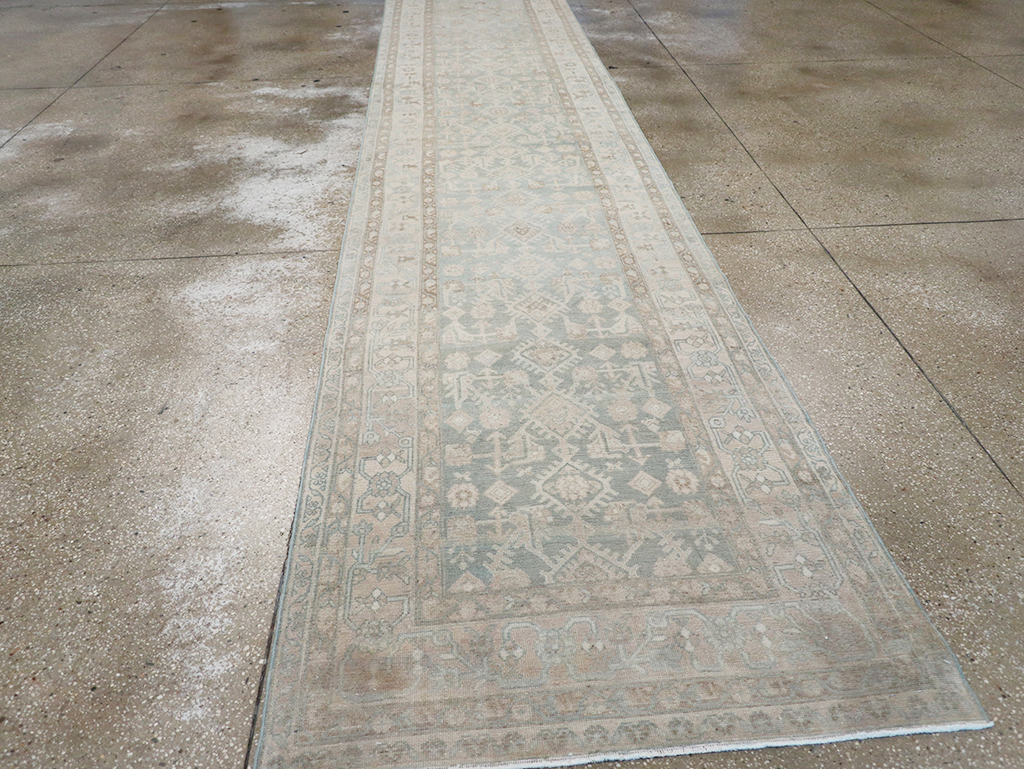Vintage Persian Malayer Long Runner, No.32864 - Gss