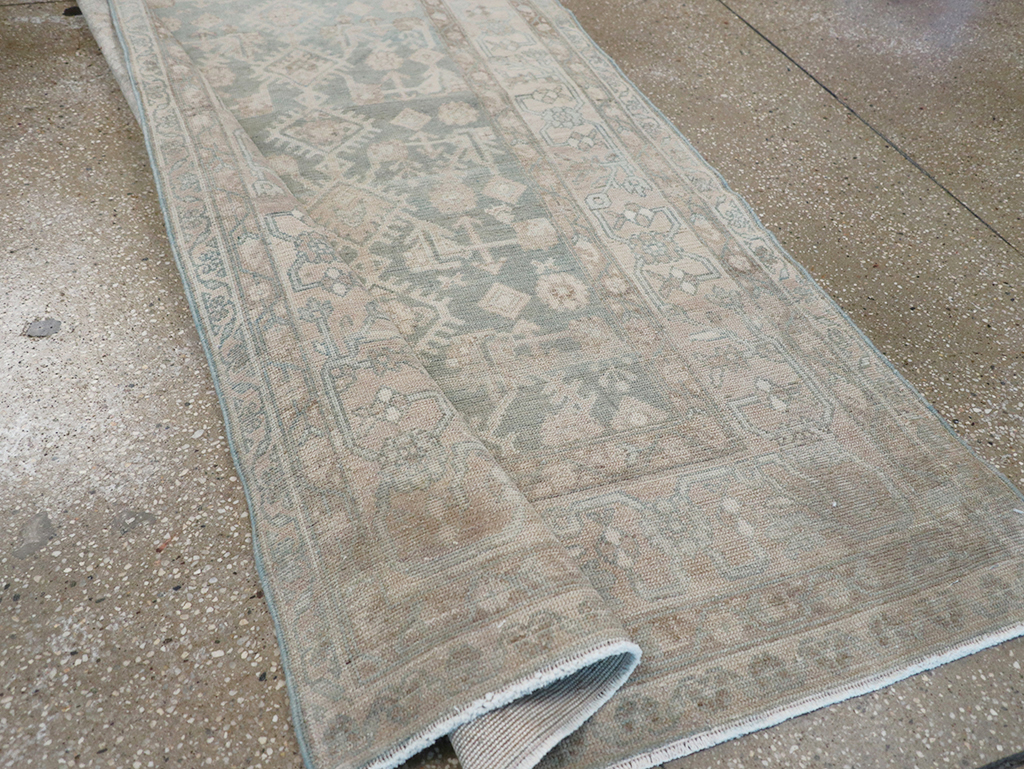 Vintage Persian Malayer Long Runner, No.32864 - Gss
