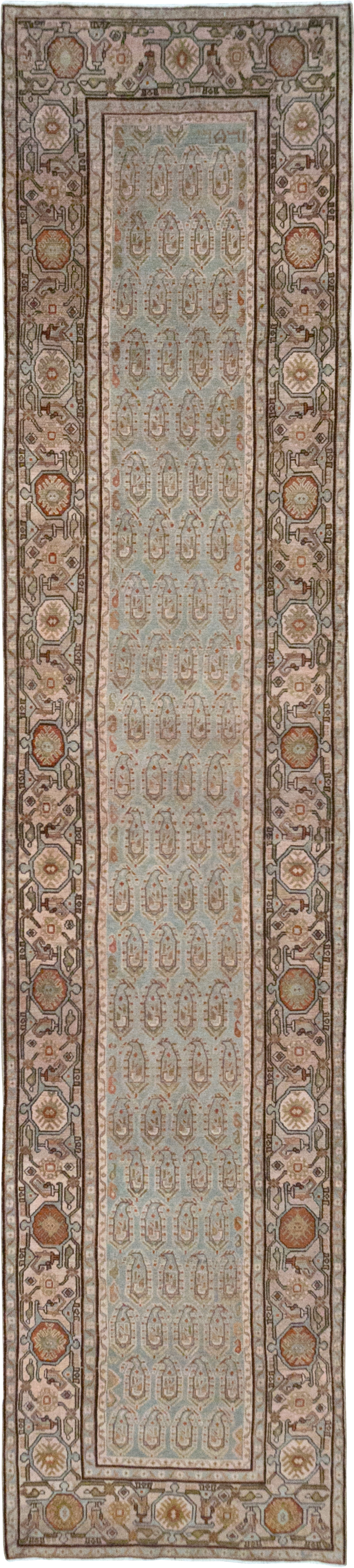 Vintage Persian Malayer Long Runner, No.32865 - Gss