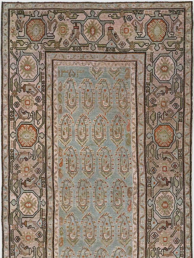 Vintage Persian Malayer Long Runner, No.32865 - Gss